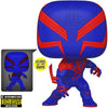 Pop Spider-Man Across the Spider Verse Spider-Man 2099 Glow in the Dark Vinyl Figure EE Exclusive