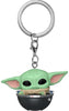 Pocket Pop Star Wars Mandalorian Grogu in Hover-Pram Vinyl Key Chain