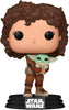 Pop Star Wars Mandalorian Peli Motto with Grogu Vinyl Figure #665