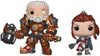 Pop Overwatch Reinhardt and Brigitte Vinyl Figure 2-Pack SDCC 2019 Exclusive