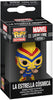 Pocket Pop Marvel Lucha Libre La Estrella Cosmica Captain Marvel Vinyl Key Chain