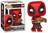 Pop Marvel Holiday Deadpool w/ Turkey Vinyl Figure