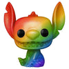 Pop Lilo & Stitch Rainbow Pride Stitch Smiling Diamond Vinyl Figure BoxLunch Exclusive #1045
