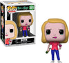 Pop Rick & Morty Beth with Wine Glass Vinyl Figure