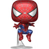 Pop Marvel Spider-Man Friendly Neighborhood Spider-Man Metallic Vinyl Figure Hot Topic Exclusive #1158