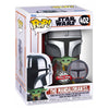 Pop Star Wars Mandalorian Mandalorian with Grogu Chrome Vinyl Figure Amazon Exclusive #402