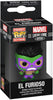 Pocket Pop Marvel Lucha Libre El Furioso Hulk Vinyl Key Chain