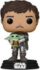 Pop Star Wars Mandalorian the Mandalorian with Grogu Vinyl Figure #461