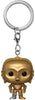 Pocket Pop Star Wars C3PO Vinyl Key Chain