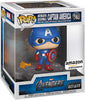 Pop Deluxe Marvel Avengers Assemble Series & Avengers Victory Shawarma Series Captain America Vinyl Figure Amazon Exclusive #589