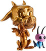 Pop Mulan Mushu & Cricket Metallic Vinyl Figure Exclusive