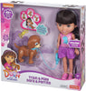Dora and Friends™ Train & Play Dora and Perrito Action Figure