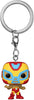 Pocket Pop Marvel Lucha Libre El Heroe Invicto Iron Man Vinyl Key Chain