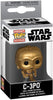 Pocket Pop Star Wars C3PO Vinyl Key Chain