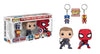 Pop Marvel Captain America Civil War Hawkeye Spiderman, Iron Man & Captain America Vinyl Figure