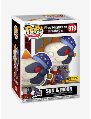 Pop Five Nights at Freddy's Sun & Moon Vinyl Figure Hot Topic Exclusive #919