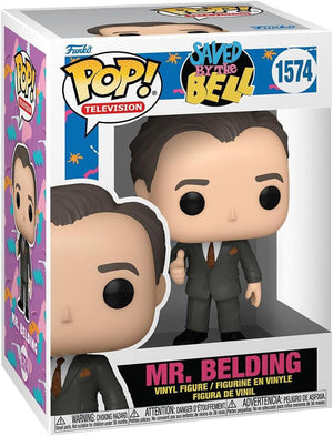 Pop Saved by the Bell 30th Anniversary Mr. Belding Vinyl Figure #1574