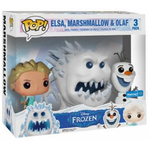 Pop Disney Frozen Elsa, Marshmallow & Olaf Vinyl Figure