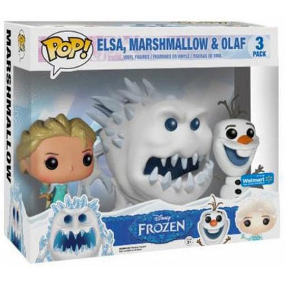 Pop Disney Frozen Elsa, Marshmallow & Olaf Vinyl Figure