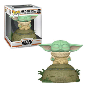 Pop Deluxe Star Wars Mandalorian the Child Grogu Using the Force Lights & Sounds Vinyl Figure