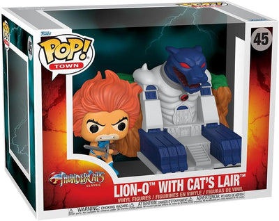 Pop Town Thunder Cats Lion-O with Cat's Lair Vinyl Figure #45