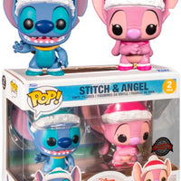 Pop Pop Lilo & Stitch Winter Stitch & Angel Vinyl Figure Set Hot Topic Exclusive