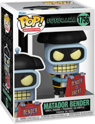 Pop Futurama Matador Bender Vinyl Figure #1756