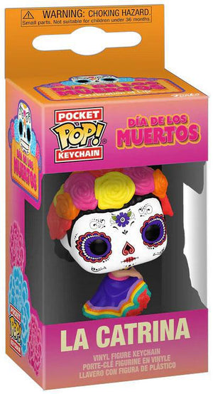 Pocket Pop Dia de los Muertos La Catrina Key Chain