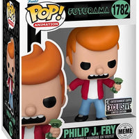 Pop Futurama Philip J. Fry Meme Vinyl Figure EE Exclusive #1782