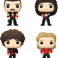 Pop Queen Freddie Mercury, Brian May, John Deacon, Roger Taylor (Radio Gaga) Vinyl Figure 4-Pack