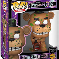 Pop Fusion Five Nights at Freddy's Freddy Fazbear with Pizza Launcher Vinyl Figure #1096