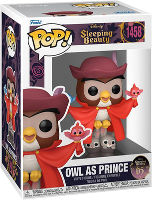 Pop Disney Sleeping Beauty 65th Anniversary Owl as Prince Vinyl Figure #1458