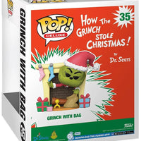 Pop Deluxe How the Grinch Stole Christmas Grinch with Bag Vinyl Figure #35