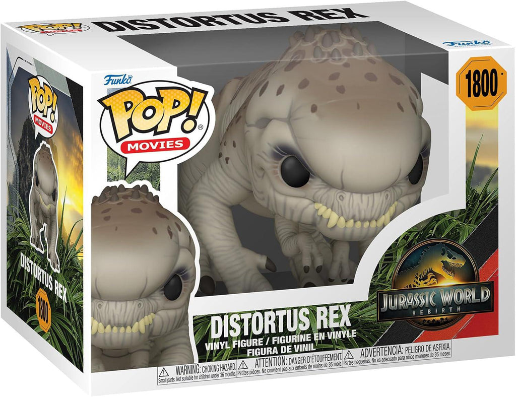 Pop Jurassic World Rebirth Distortus Rex Vinyl Figure #1800