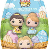 Pocket Pop Disney Easter  Belle, Cinderella, Rapunzel Vinyl Figure 3-Pack