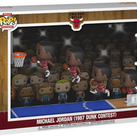 Pop Moment Deluxe NBA Chicago Bulls Michael Jordan (1987 Dunk Contest) Vinyl Figure with Case #209