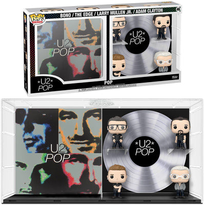 Pop Albums U2 Pop (Bono / The Edge / Larry Mullen Jr. / Adam Clayton) Deluxe Vinyl Figure