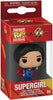 Pocket Pop DC Flash Supergirl Vinyl Keychain