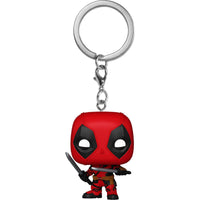 Pocket Pop Marvel Deadpool & Wolverine Deadpool with Swords Key Chain