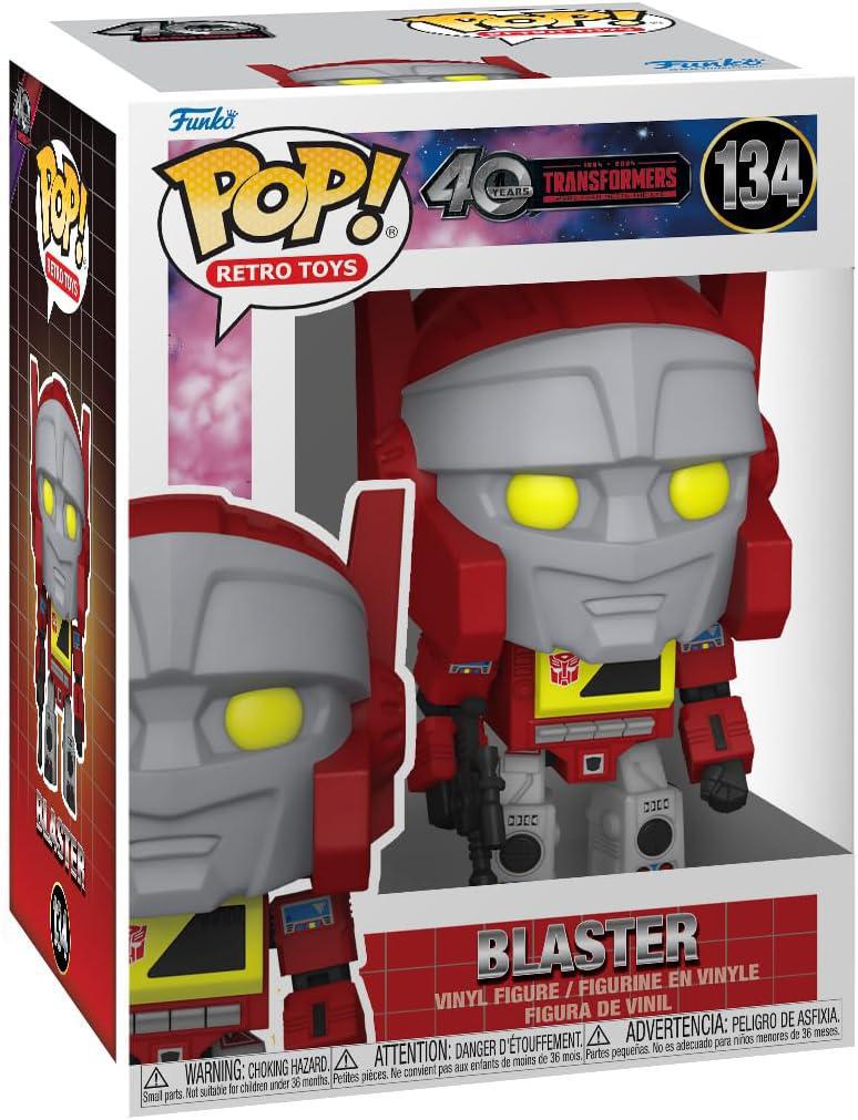 Pop Transformers Generation 1-40th Anniversary Blaster Vinyl Figure #134