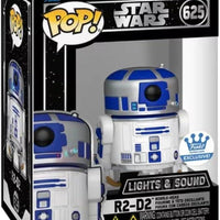 Pop Star Wars R2-D2 Lights & Sound Vinyl Figure Funko Shop Exclusive #625