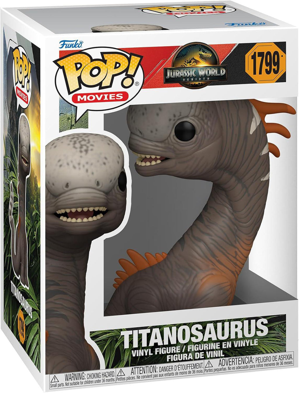 Pop Jurassic World Rebirth Titanosaurus Vinyl Figure #1799