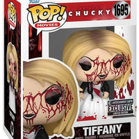 Pop Chucky Bride of Chucky Tiffany Bloody Vinyl Figure EE Exclusive #1694