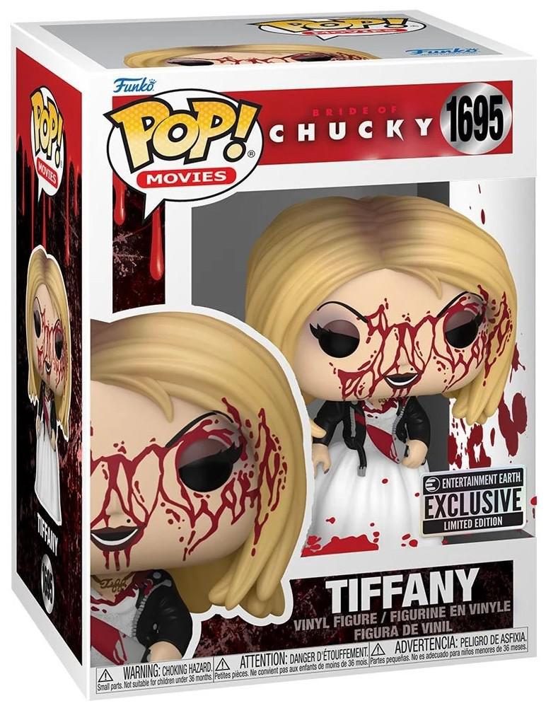 Pop Chucky Bride of Chucky Tiffany Bloody Vinyl Figure EE Exclusive #1694