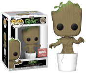 Pop Marvel I am Groot Groot Vinyl Figure Marvel Collector Corps Exclusive #1055