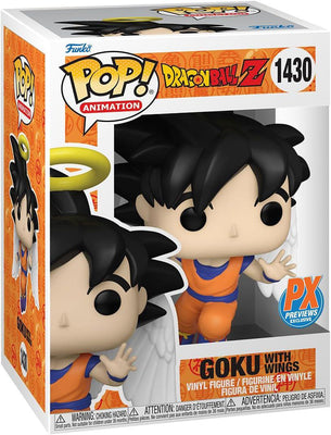 Pop Dragon Ball Z Goku with Wing Vinyl Figure PX Exclusive #1430