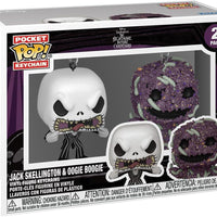 Pocket Pop NBX Jack Skellington & Oogie Boogie Key Chain 2-Pack