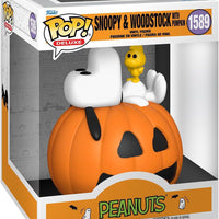 Pop Deluxe Peanuts Snoopy & Woodstock with Pumpkin Vinyl Figure #1589