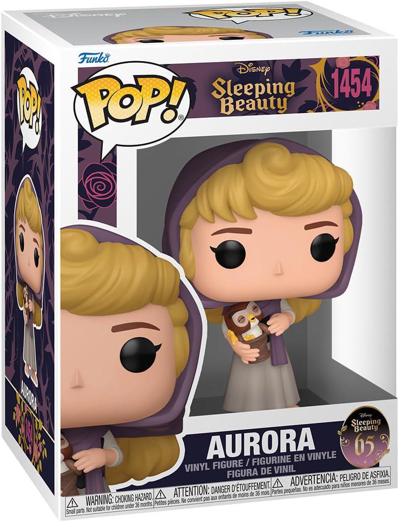 Pop Disney Sleeping Beauty 65th Anniversary Aurora with Owl Vinyl Figure #1454