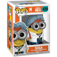 Pop BTS x Despicable Me 4 Minion Suga Vinyl Figure #420